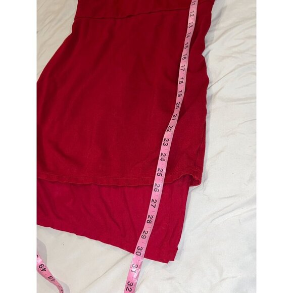 Alice + Olivia Red 3/4 Sleeve Back Zipper Above Knee Mini Dress Women's Size S - Picture 7 of 9